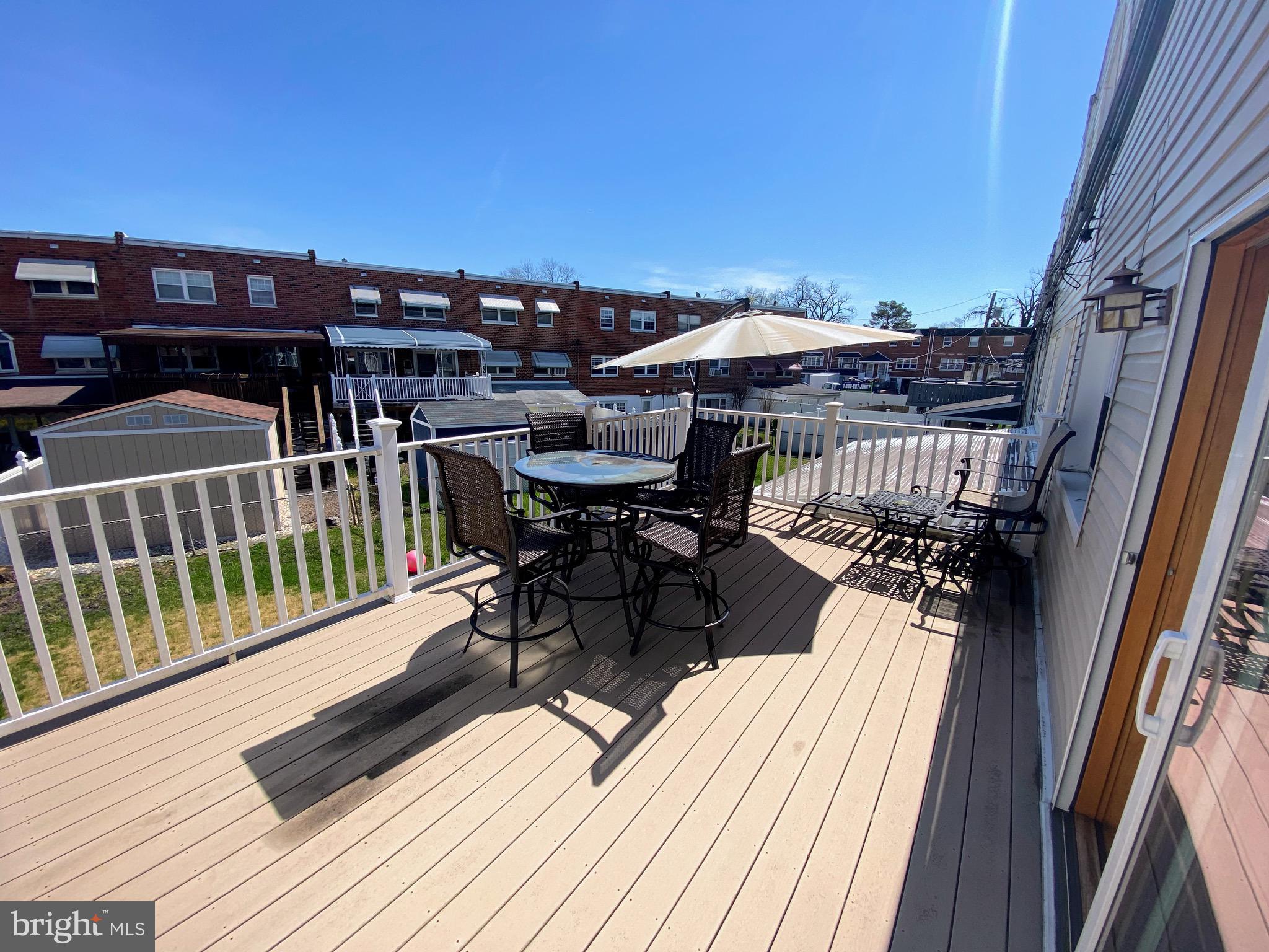 3137 Belgreen Road Philadelphia, PA 19154 - Photo 37 of 42 Deck off the Dining Room overlooking the yard