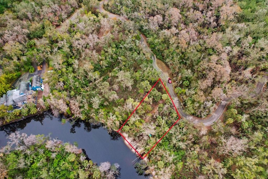 4872 Rambling River Road Brandon, FL 33511 - Photo 21 of 29 an aerial view of a house with a yard and lake view