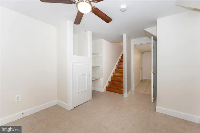 a view of an entryway with staircase