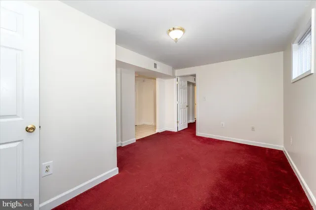 a view of empty room