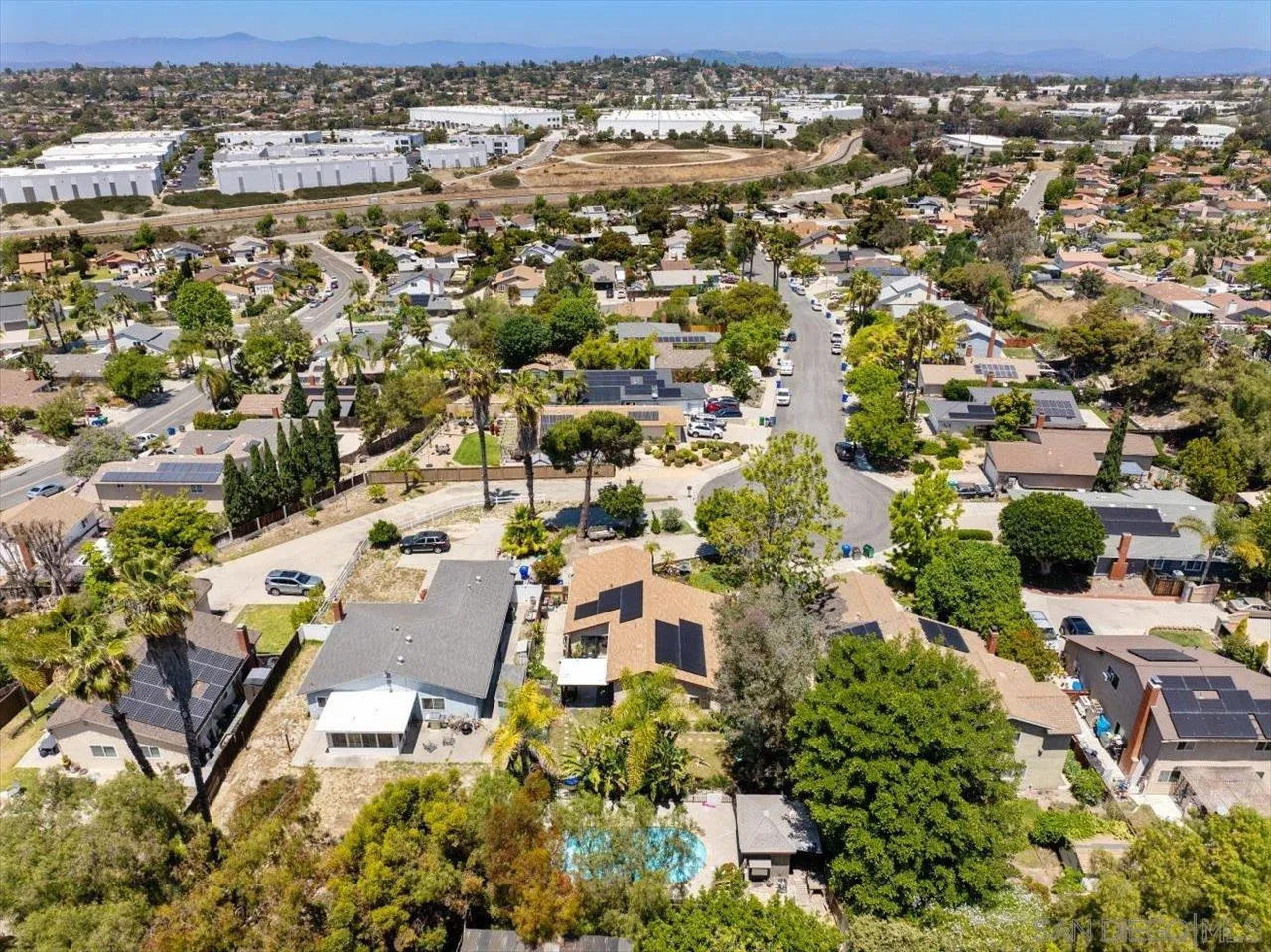 2337 Fallingleaf Road Oceanside, CA 92056 - Photo 34 of 34 an aerial view of residential houses with outdoor space