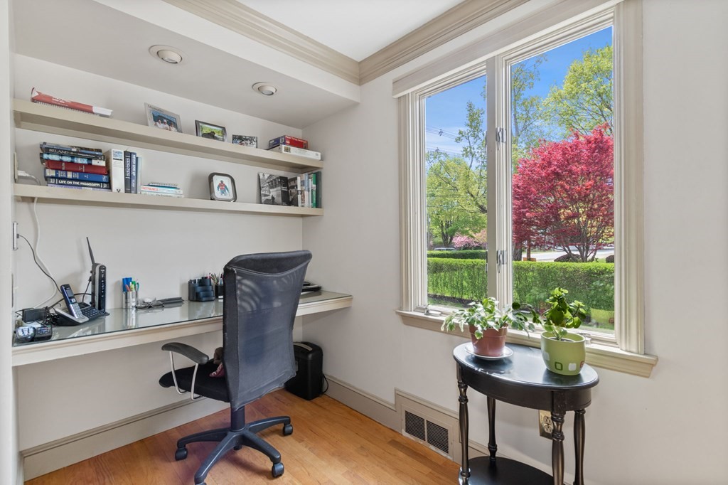 427 Main Street Hingham, MA 02043 - Photo 13 of 42 a view of a workspace with furniture and a window