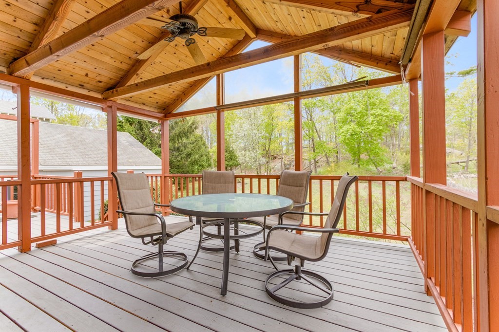 427 Main Street Hingham, MA 02043 - Photo 34 of 42 a view of balcony with wooden floor and outdoor seating