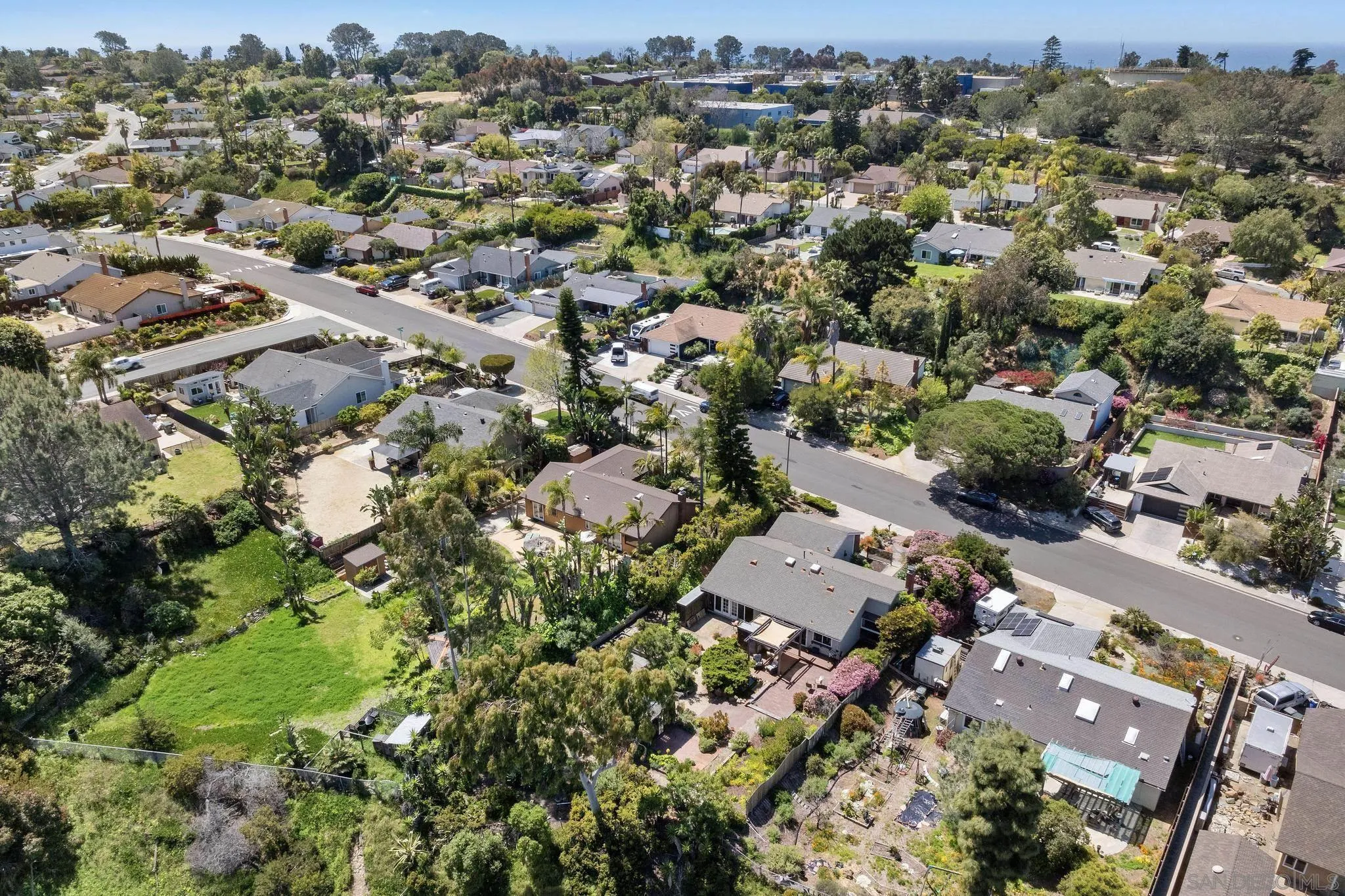 149 Beechtree Drive Encinitas, CA 92024 - Photo 45 of 55 an aerial view of residential houses with outdoor space