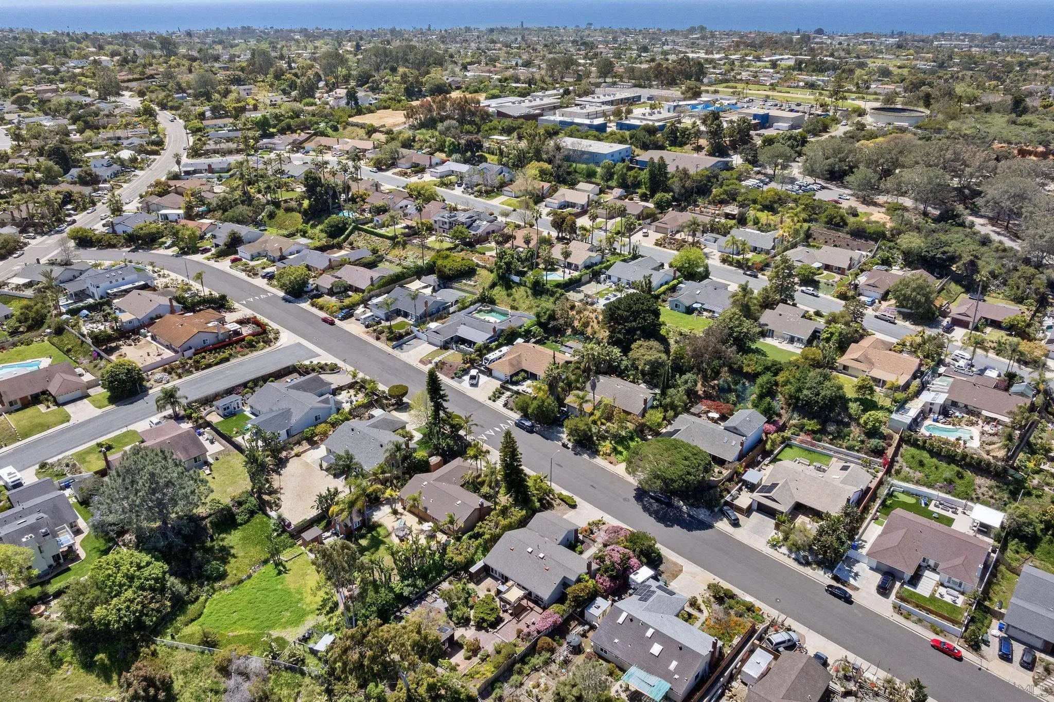 149 Beechtree Drive Encinitas, CA 92024 - Photo 48 of 55 an aerial view of a city with lots of residential buildings