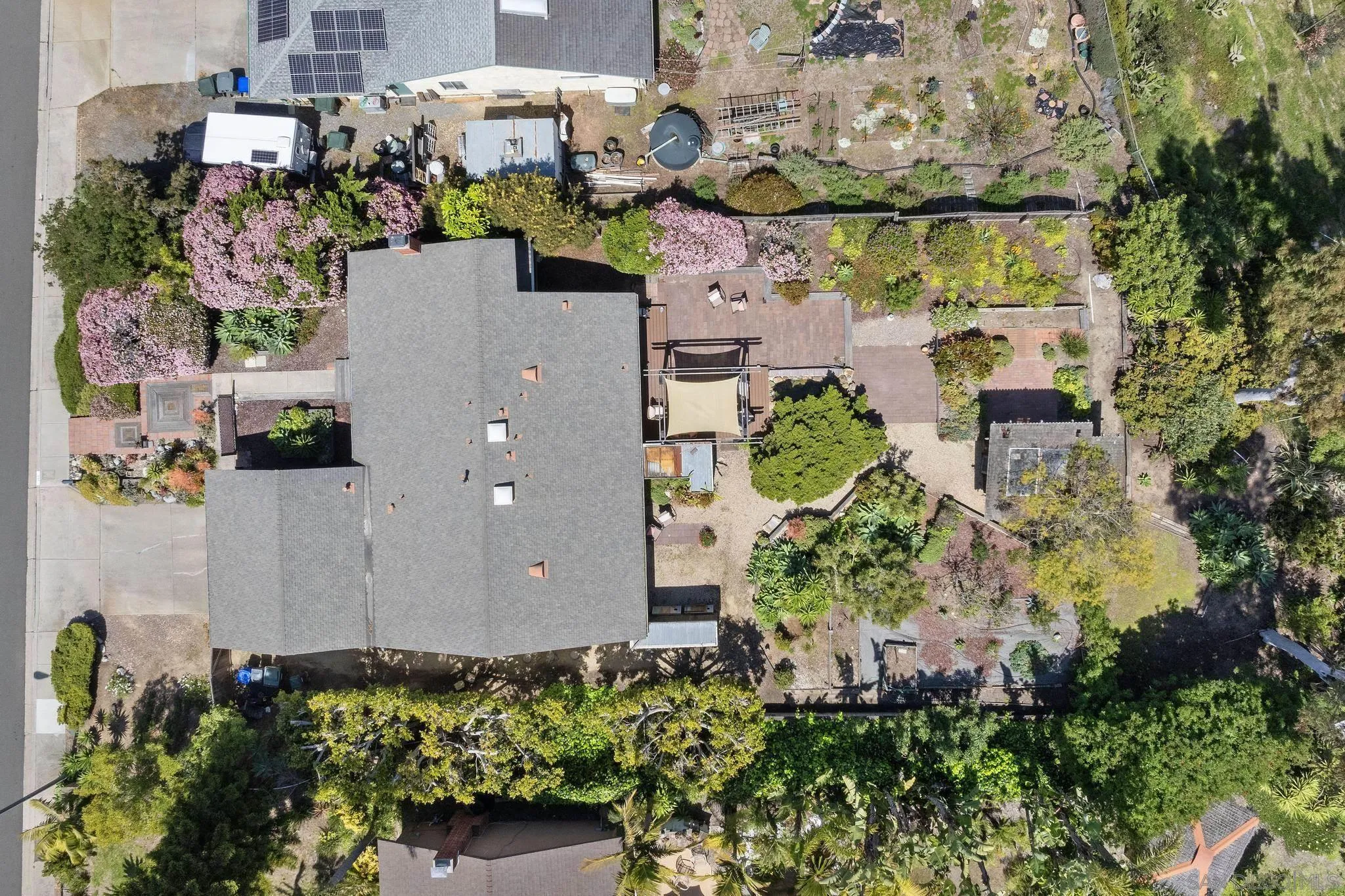 149 Beechtree Drive Encinitas, CA 92024 - Photo 52 of 55 an aerial view of a house with a yard