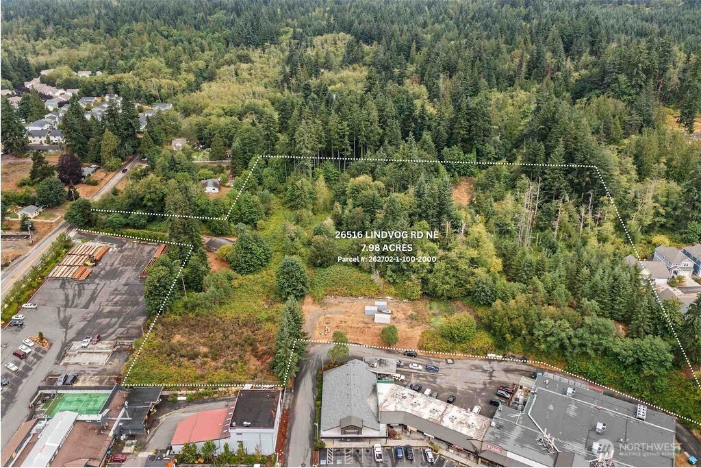 26516 Lindvog Road Northeast Kingston, WA 98346 - Photo 7 of 19 an aerial view of residential houses with outdoor space