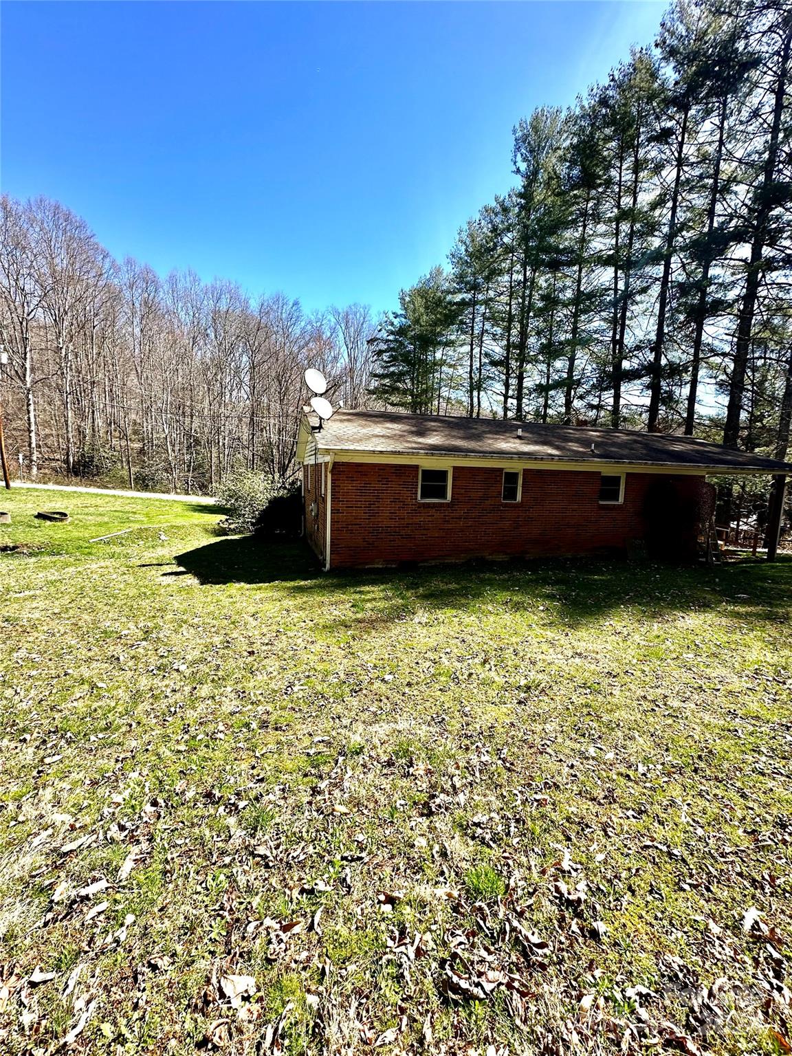 186 Stiles Road Waynesville, NC 28786 - Photo 4 of 18 a view of a yard with large trees