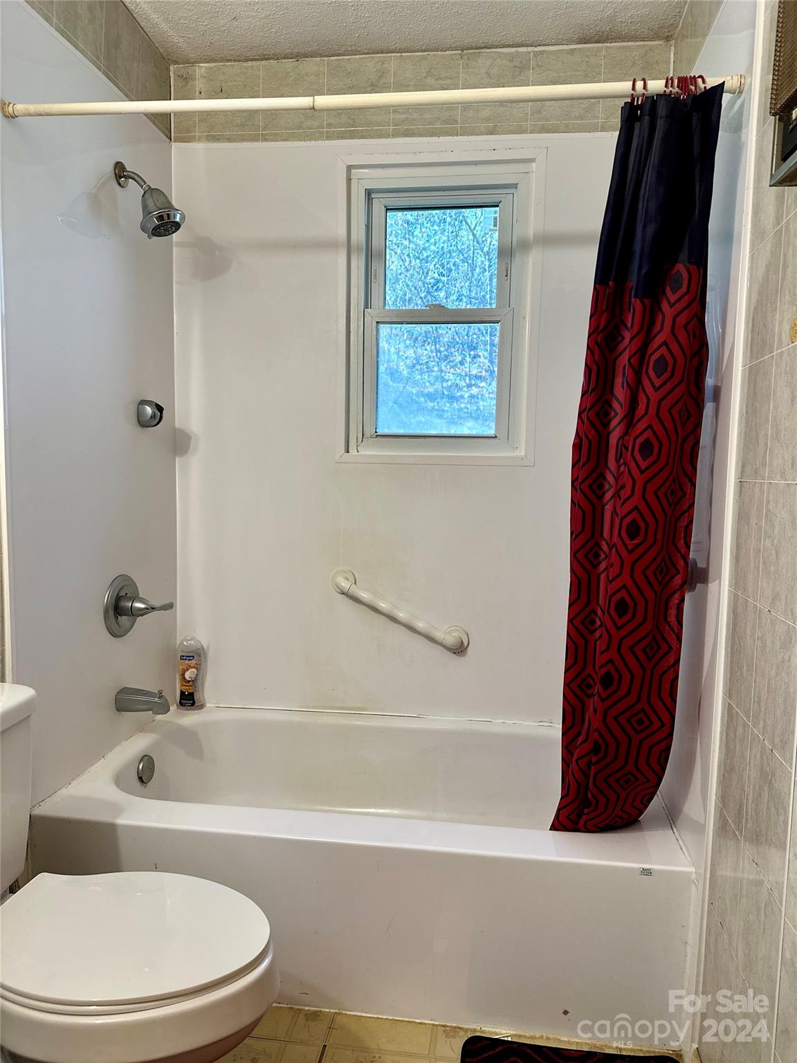 186 Stiles Road Waynesville, NC 28786 - Photo 10 of 18 a bathroom with a toilet and a bathtub