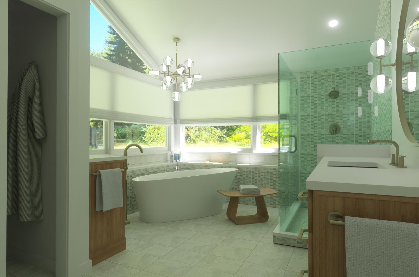 98 Bunker Hill Road Osterville, MA 02655 - Photo 49 of 88 a bathroom with a sink a toilet a mirror and shower