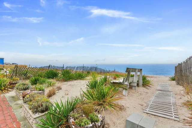 a view of an ocean beach