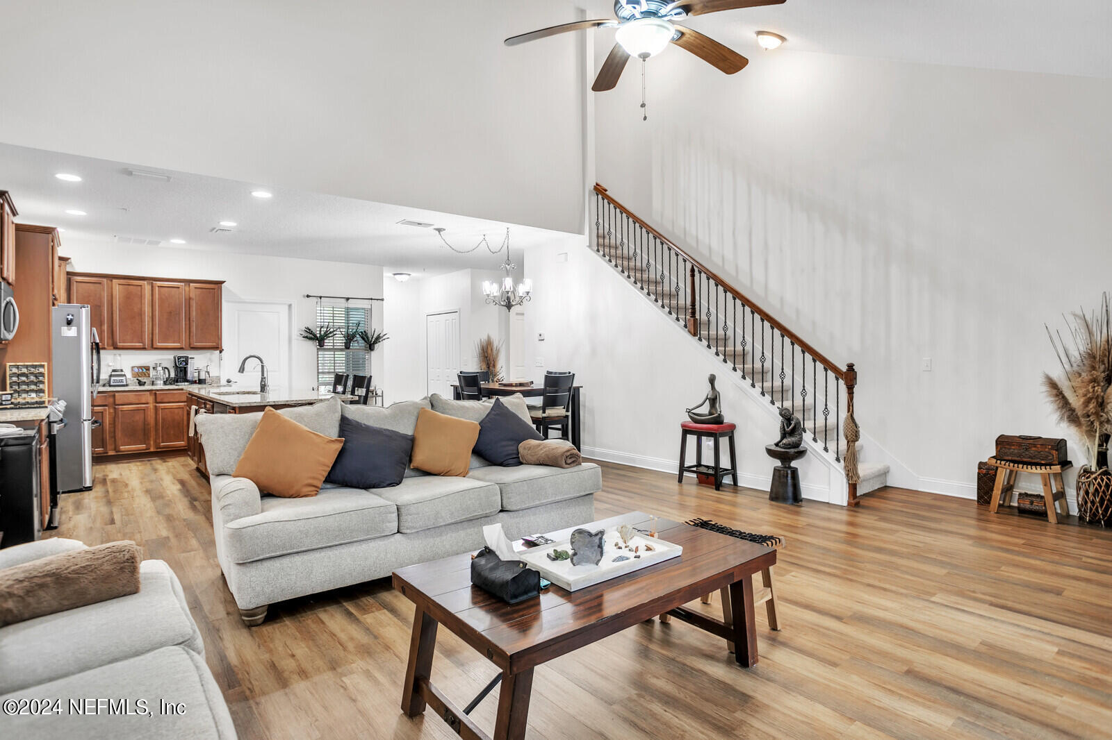 4190 Quiet Crk Loop Middleburg, FL 32068 - Photo 6 of 22 a living room with furniture and kitchen view