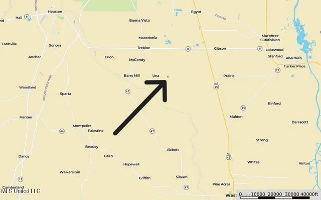 $115,000 | 3655 Brand-Una Road, Prairie, MS 39756