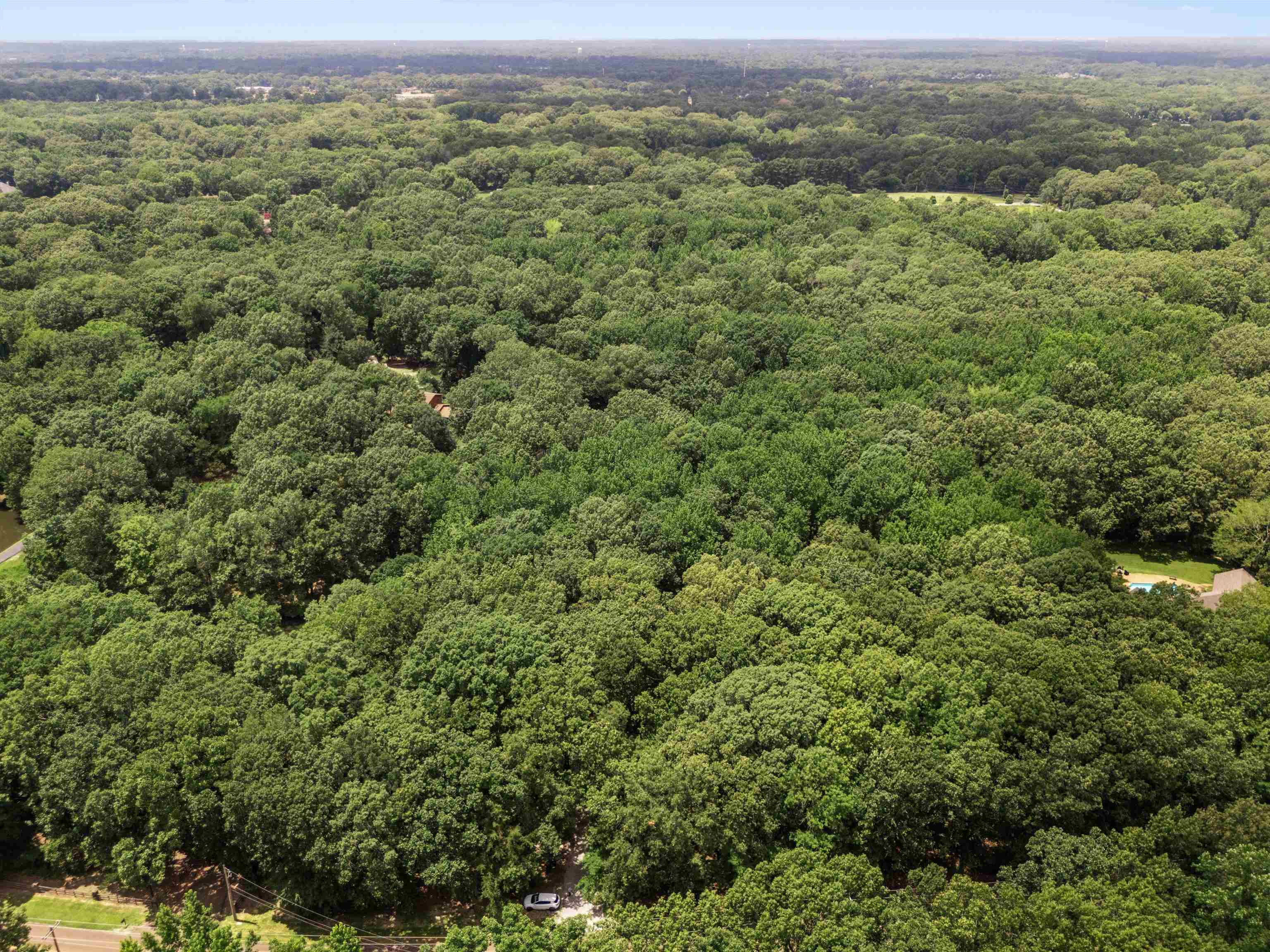 4081 Brunswick Road Bartlett, TN 38133 - Photo 29 of 31 Aerial view of a heavily wooded area