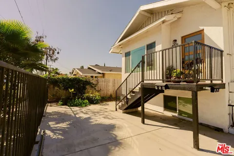 a view of balcony and patio