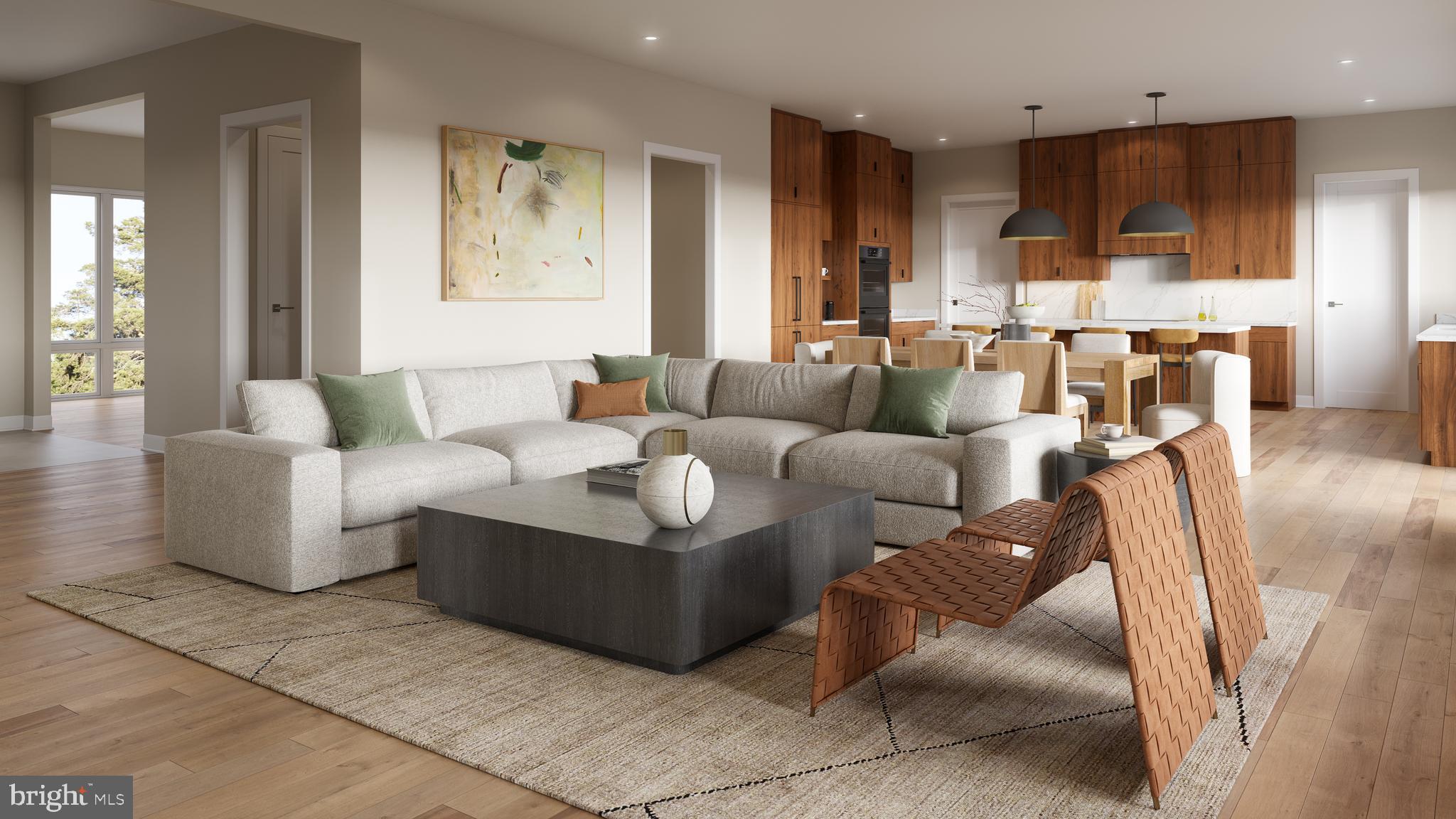 7900 Evans Ford Road Clifton, VA 20124 - Photo 4 of 15 a living room with furniture and kitchen view