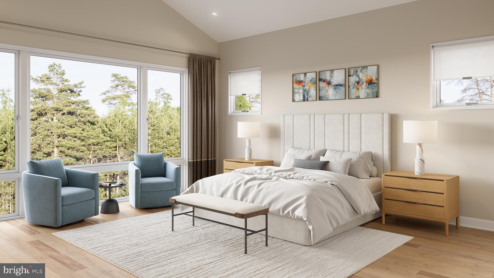 7900 Evans Ford Road Clifton, VA 20124 - Photo 7 of 15 a bedroom with a bed and a couch