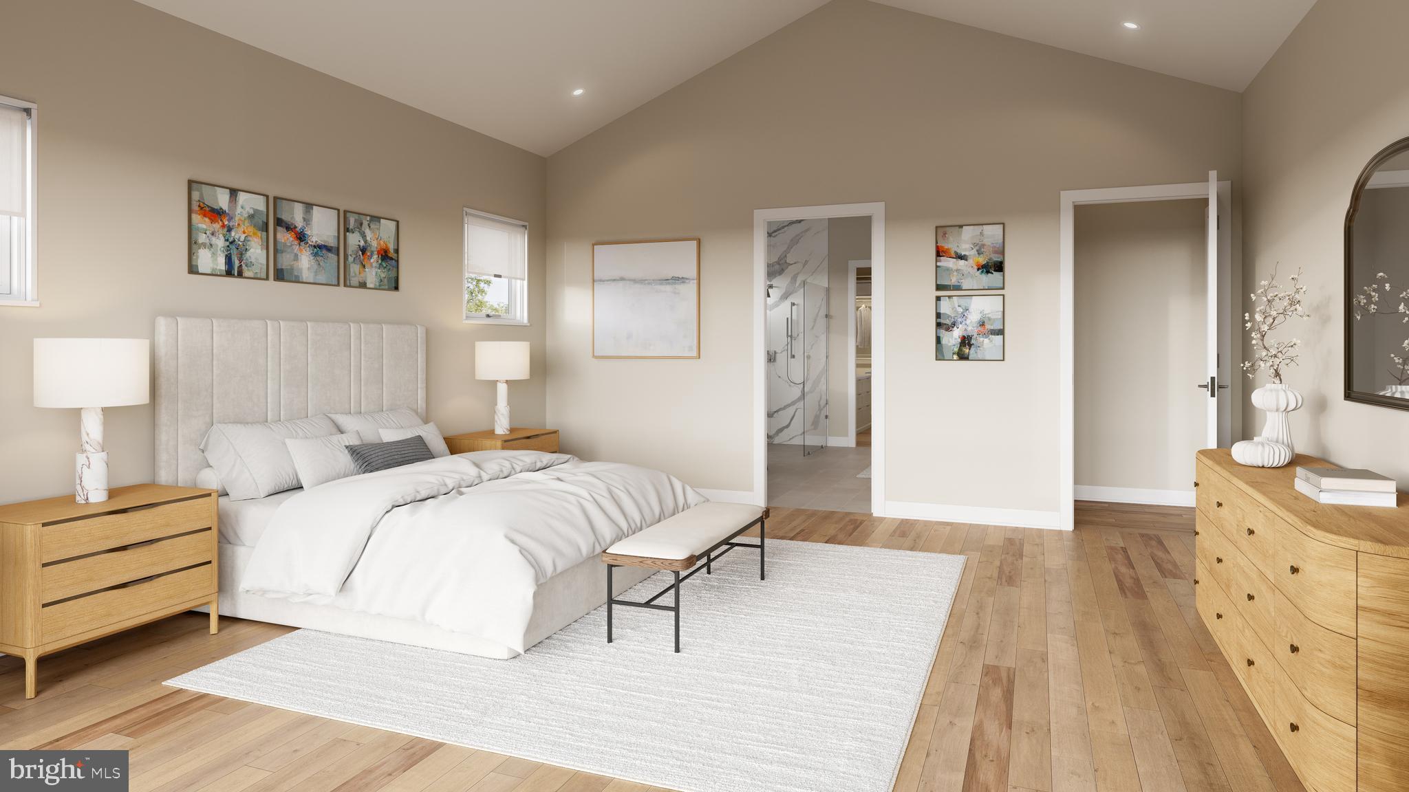 7900 Evans Ford Road Clifton, VA 20124 - Photo 8 of 15 a spacious bedroom with a bed and a table