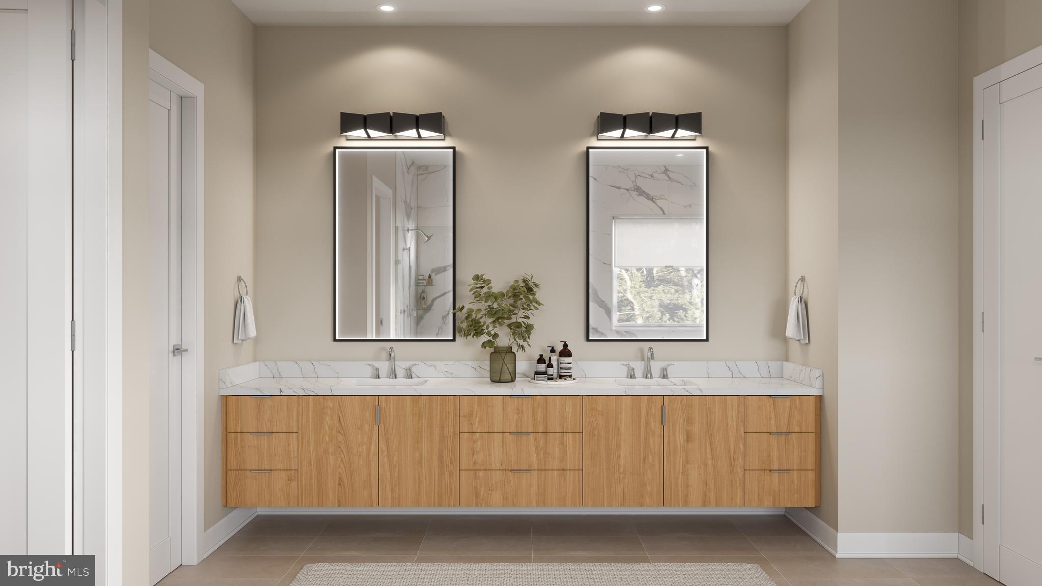 7900 Evans Ford Road Clifton, VA 20124 - Photo 9 of 15 a bathroom with a sink and a mirror