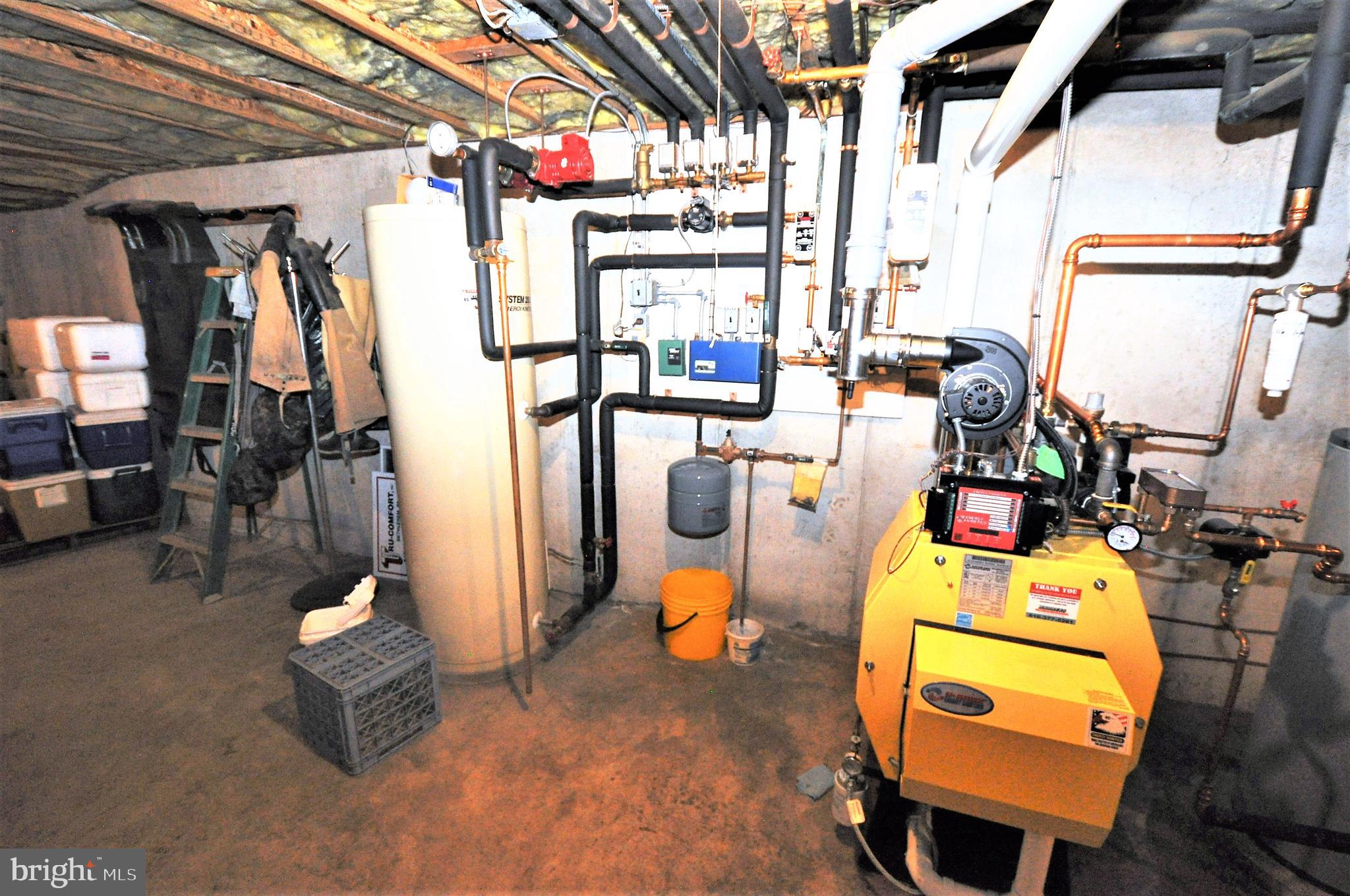 145 Mountain Road Tamaqua, PA 18252 - Photo 48 of 66 Unfinished Basement, New boiler & Recirc. tanks