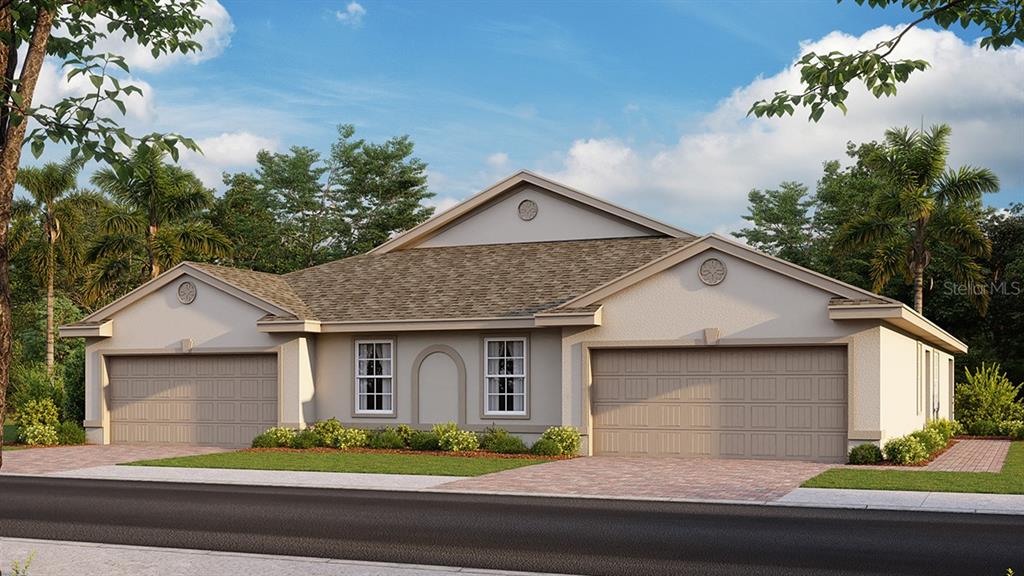 16070 Bridle Ridge St Port Port Charlotte, FL 33953 - Photo 1 of 1 a front view of a house with a garden