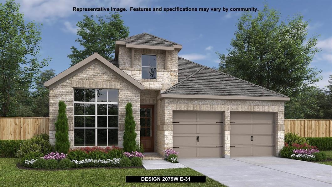 301 Mittas Grove Georgetown, TX 78626 - Photo 1 of 1 a front view of a house with a yard and garage