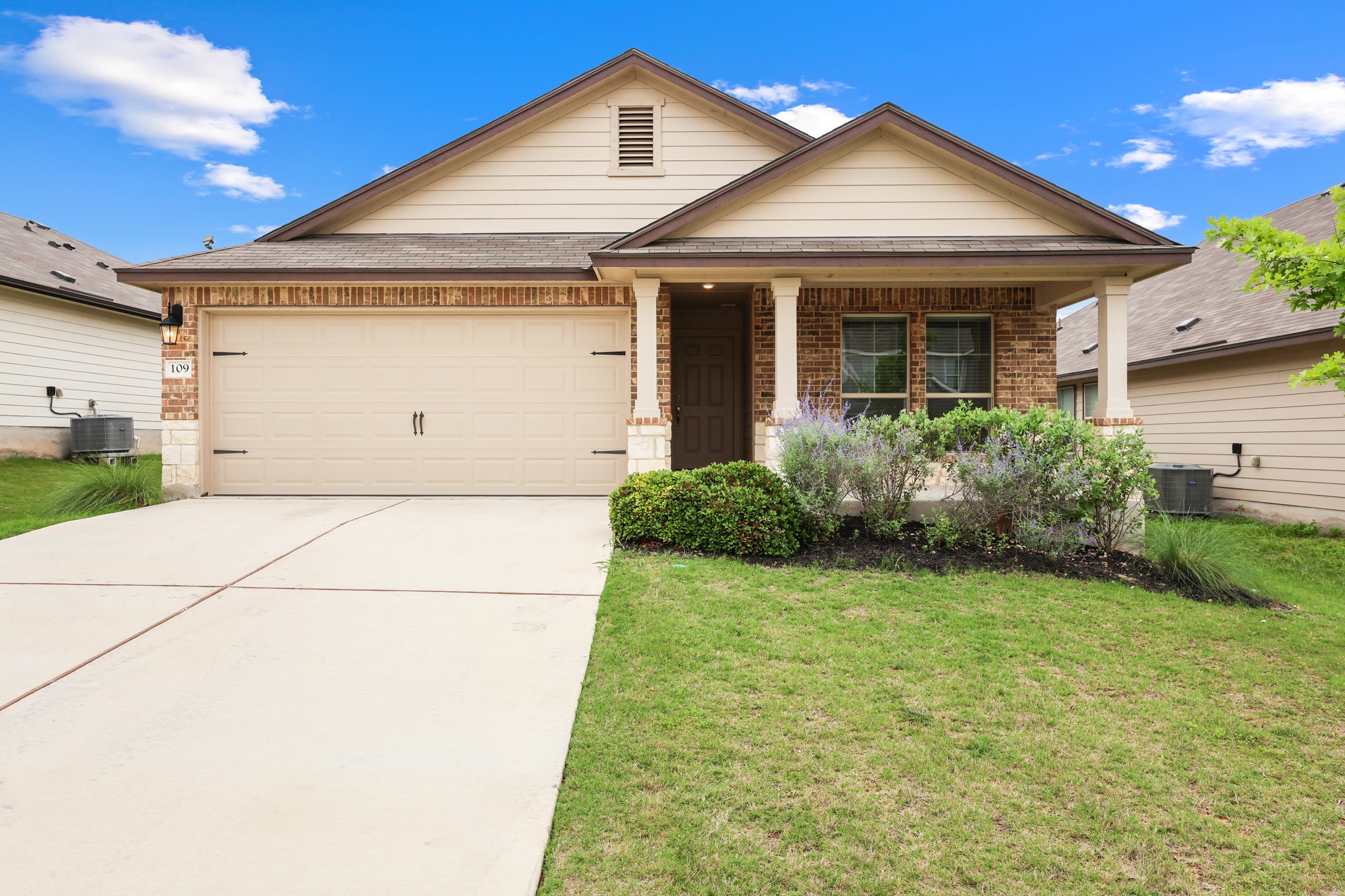 109 Gunther Way Taylor, TX 76574 - Photo 1 of 29 Contemporary facade featuring brick and siding accents