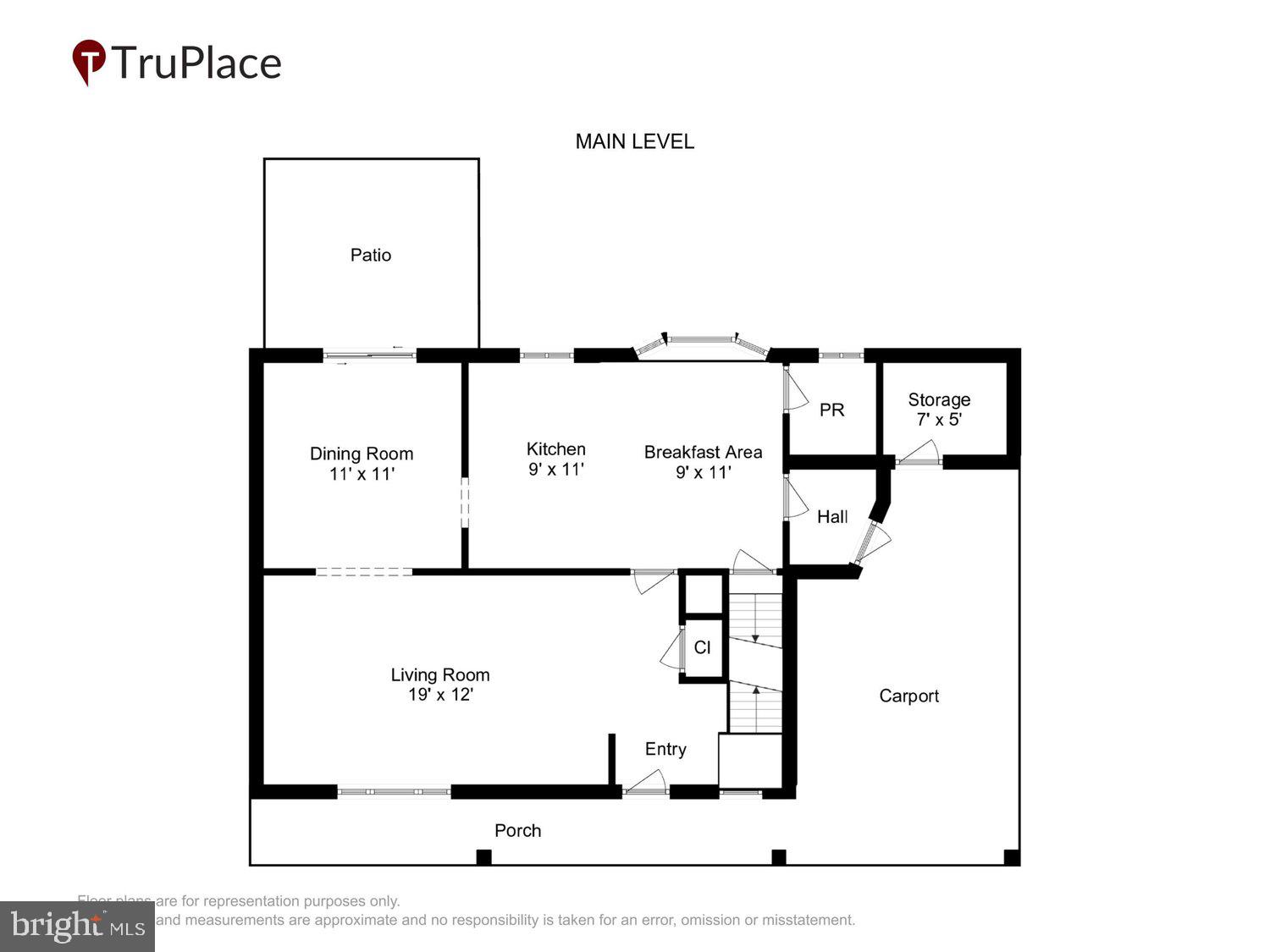8933 Burke Lake Road Springfield, VA 22151 - Photo 45 of 47 Main Level Floor Plan