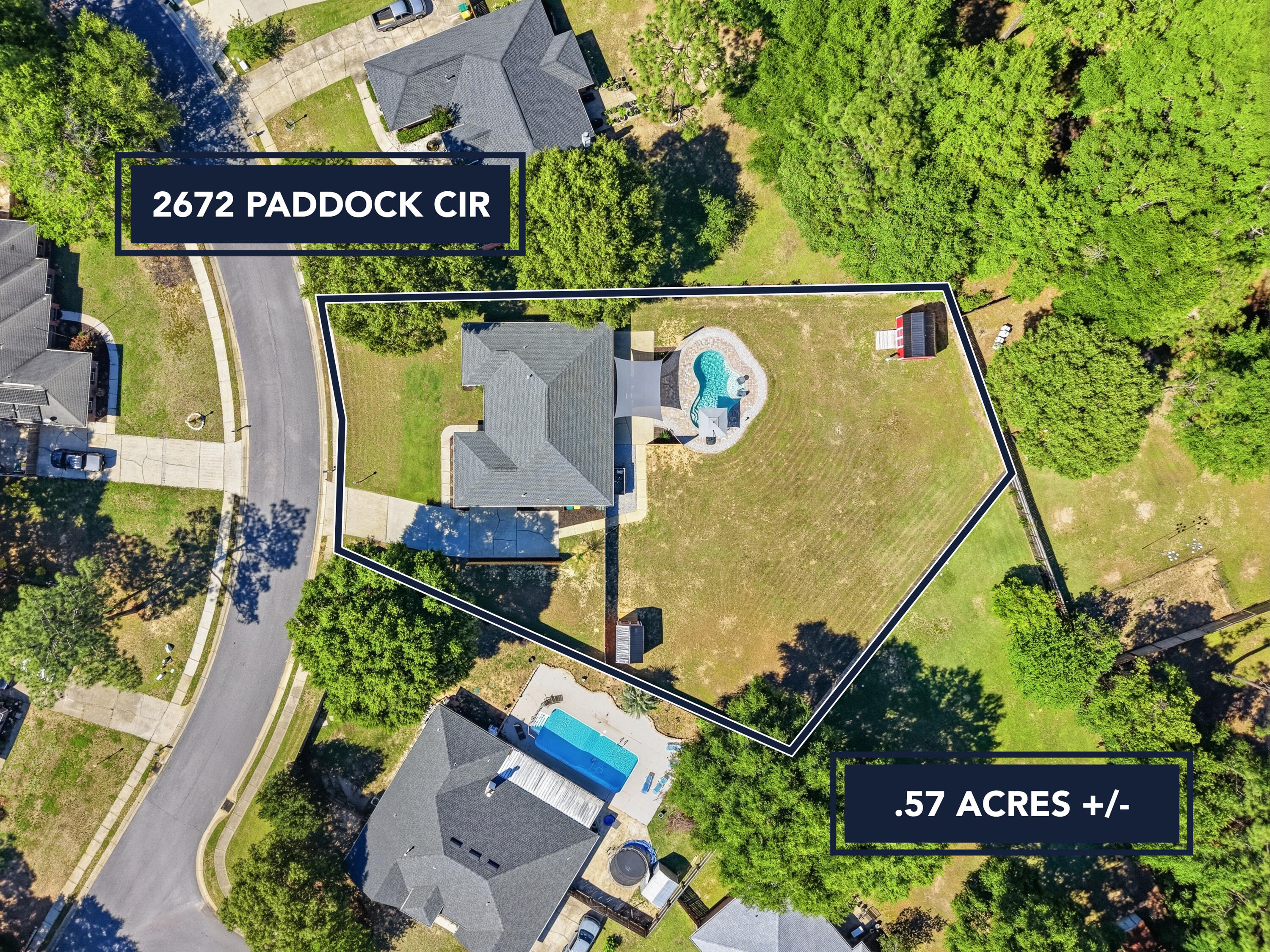 2672 Paddock Circle Crestview, FL 32536 - Photo 9 of 52 2672 paddock cir drone-1