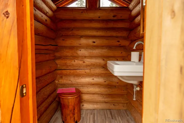 a close up of a shower