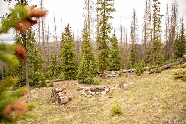 a view of a backyard of the house