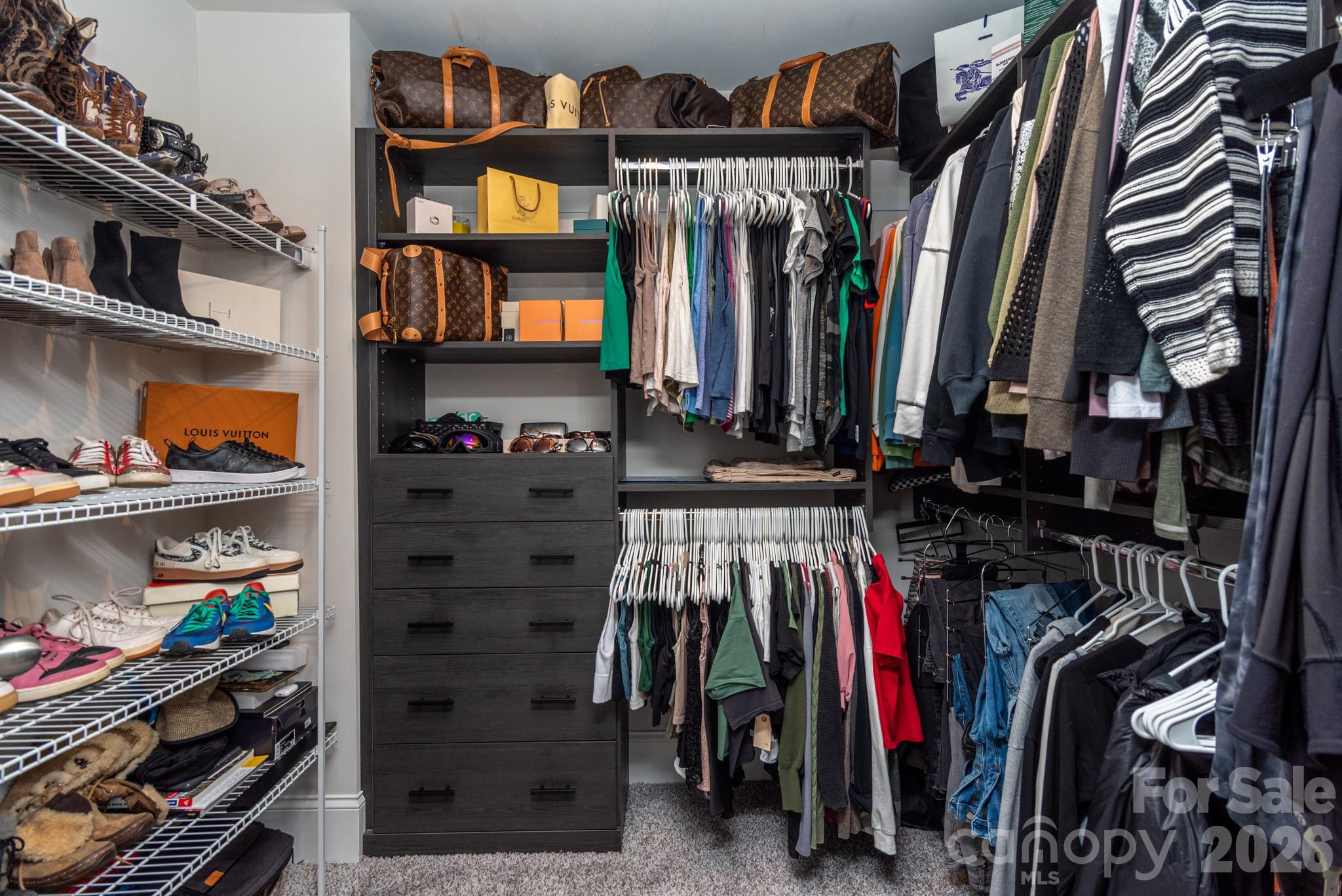 16629 Summers Walk Boulevard Davidson, NC 28036 - Photo 14 of 29 a view of walk in closet with clothes and shoes