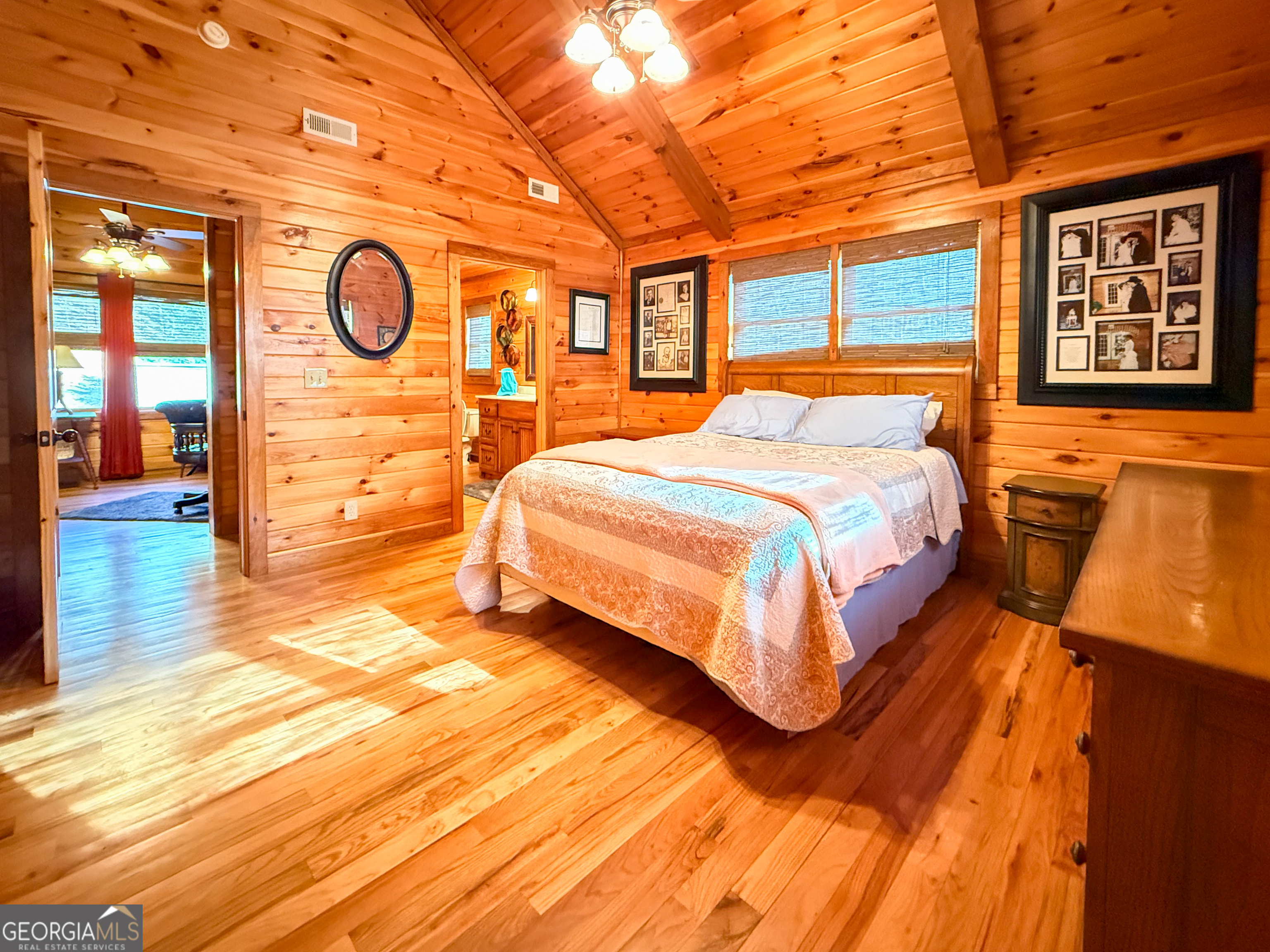 202 Shepherds Ridge Morganton, GA 30560 - Photo 31 of 74 a spacious bedroom with a bed and window