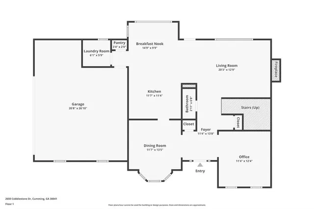 $550,000 | 2650 Cobblestone Drive, Cumming, GA 30041