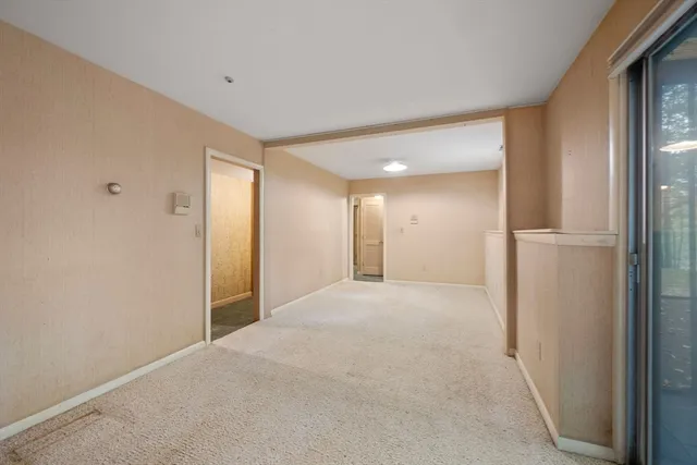 a view of empty room