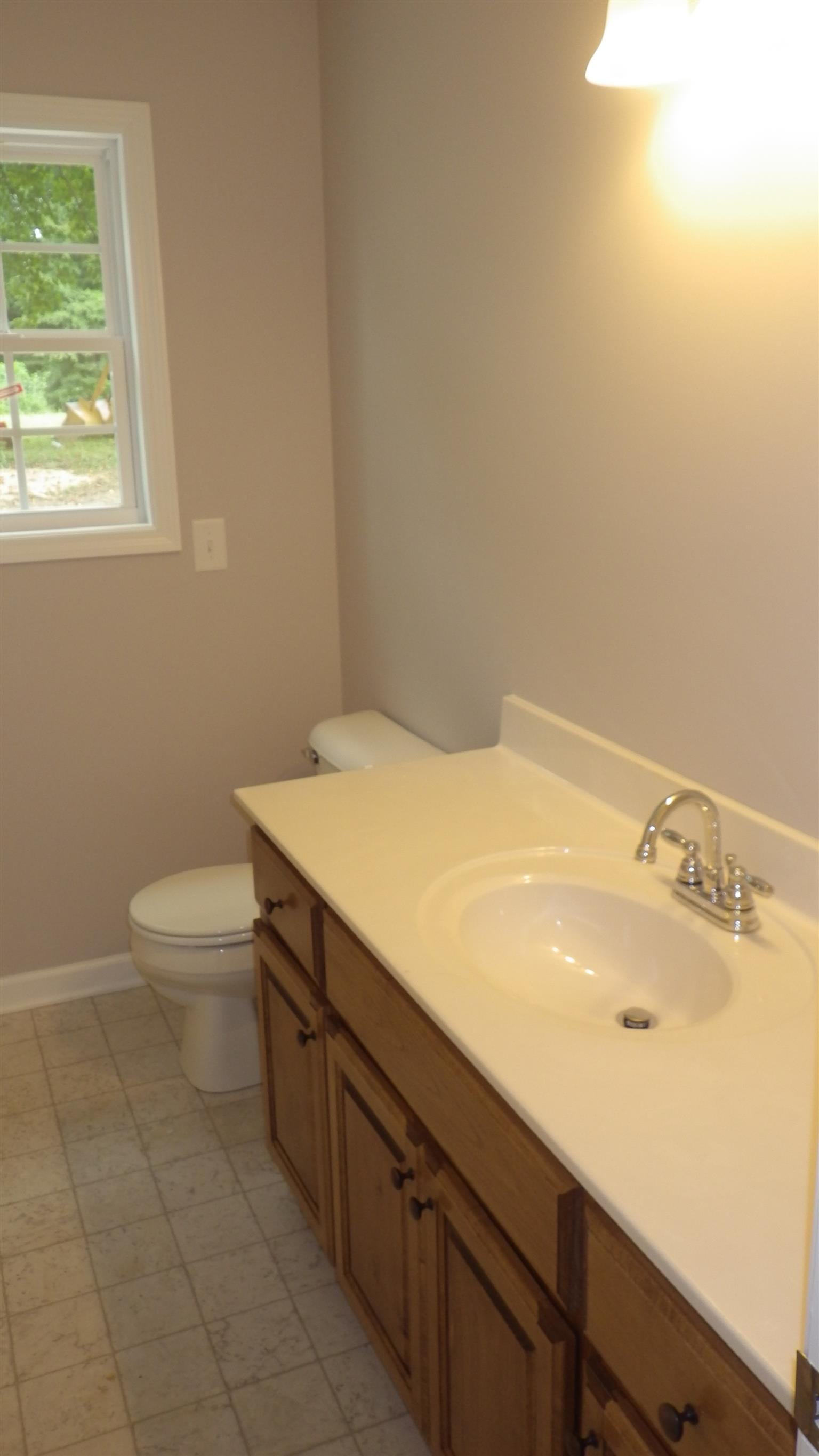 1211 East Ab Wade Road Portland, TN 37148 - Photo 13 of 30 a bathroom with a sink a toilet and a window