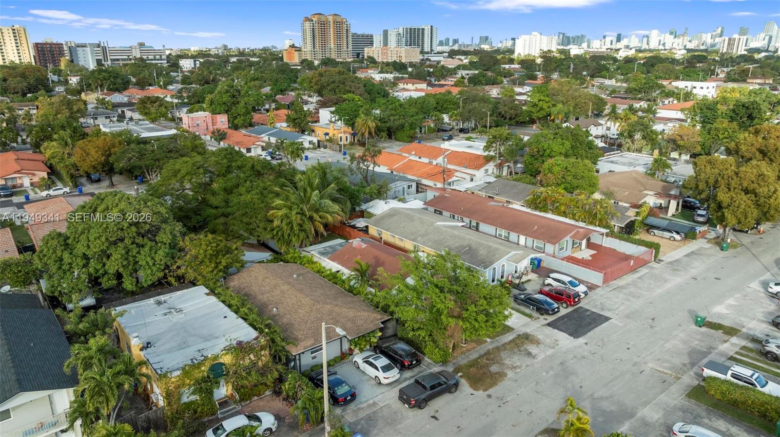 3507 Southwest 25th Terrace Miami, FL 33133 - Photo 28 of 32 an aerial view of a city