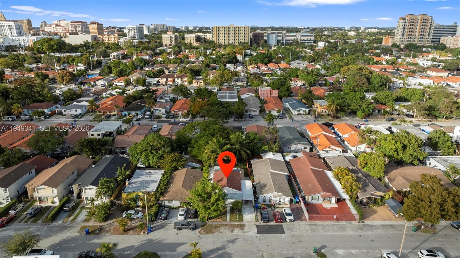 3507 Southwest 25th Terrace Miami, FL 33133 - Photo 32 of 32 an aerial view of multiple house
