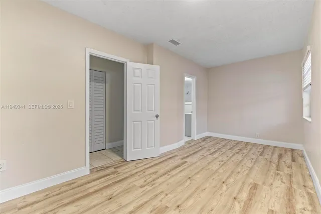 a view of empty room