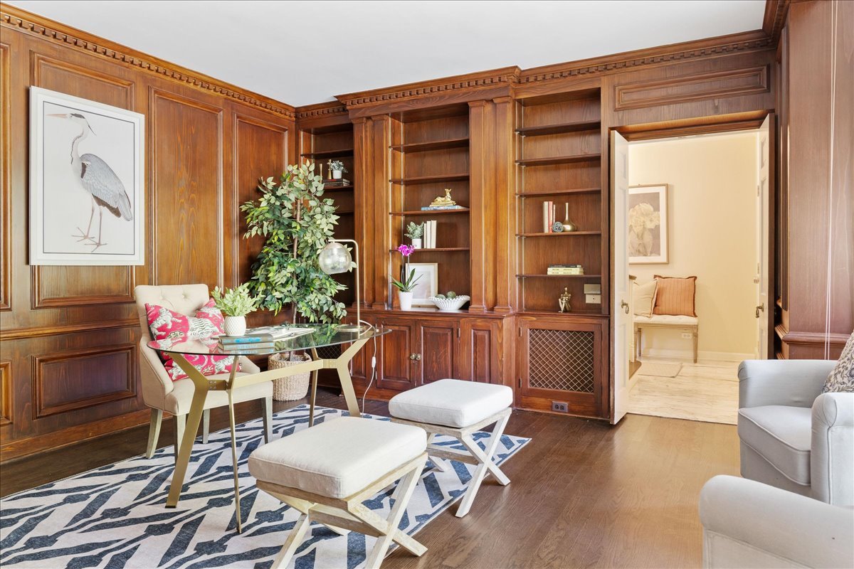 180 Apple Tree Road Winnetka, IL 60093 - Photo 13 of 49 a living room with furniture and wooden floor