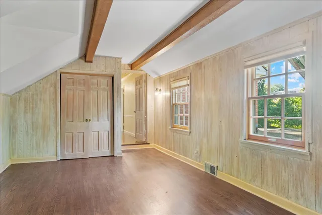 a view of livingroom with hardwood floor and window