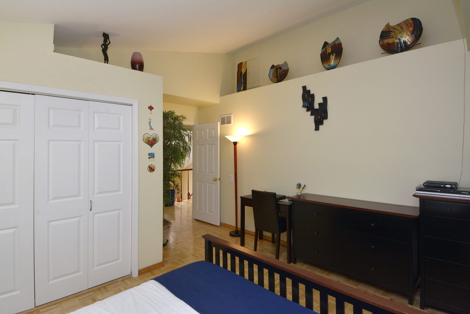 173 North Oltendorf Road Streamwood, IL 60107 - Photo 14 of 22 a view of a hallway with workspace and wooden floor