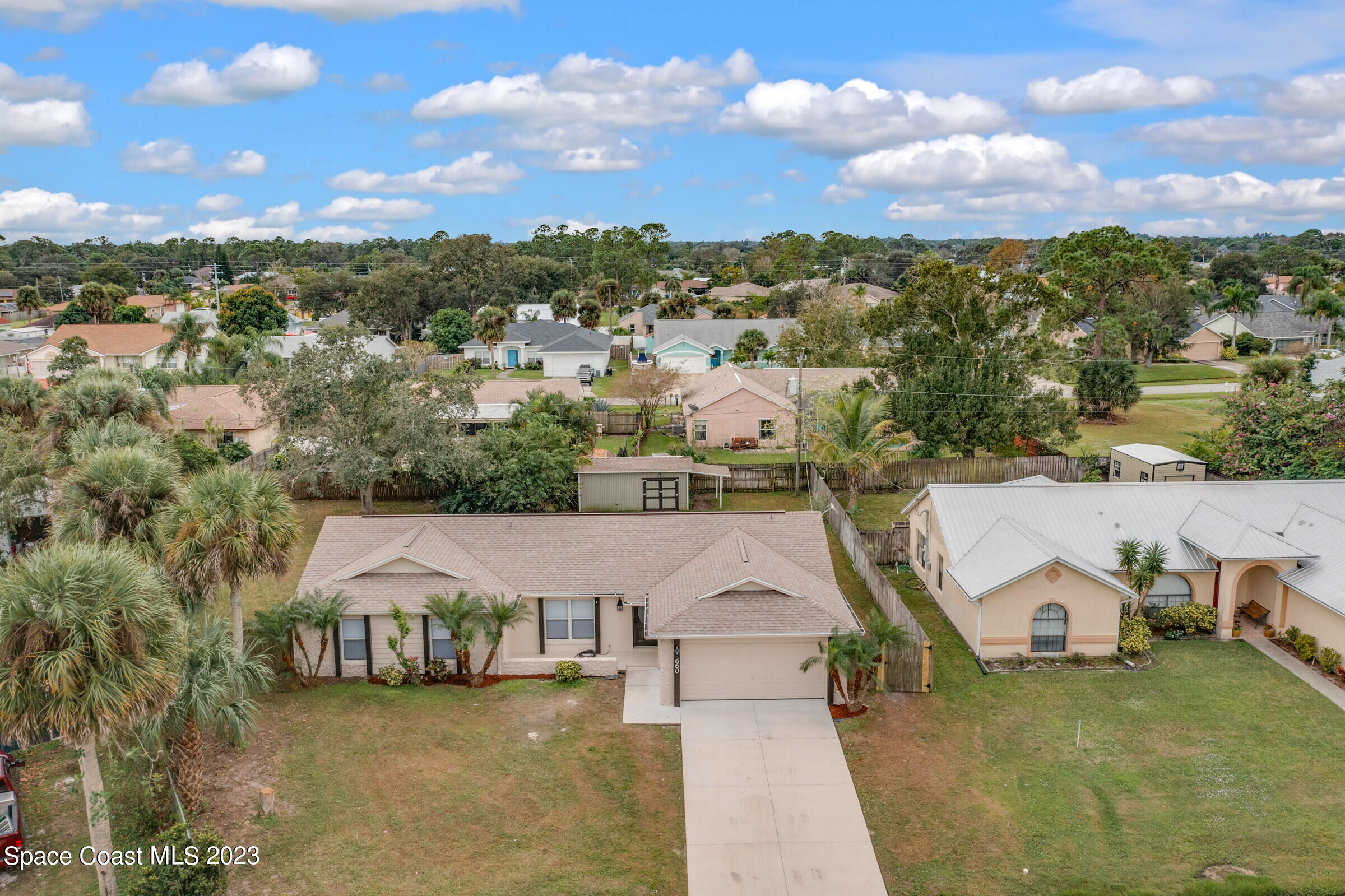 660 Crowberry Road Northeast Palm Bay, FL 32907 - Photo 27 of 48 660 Crowberry bird view