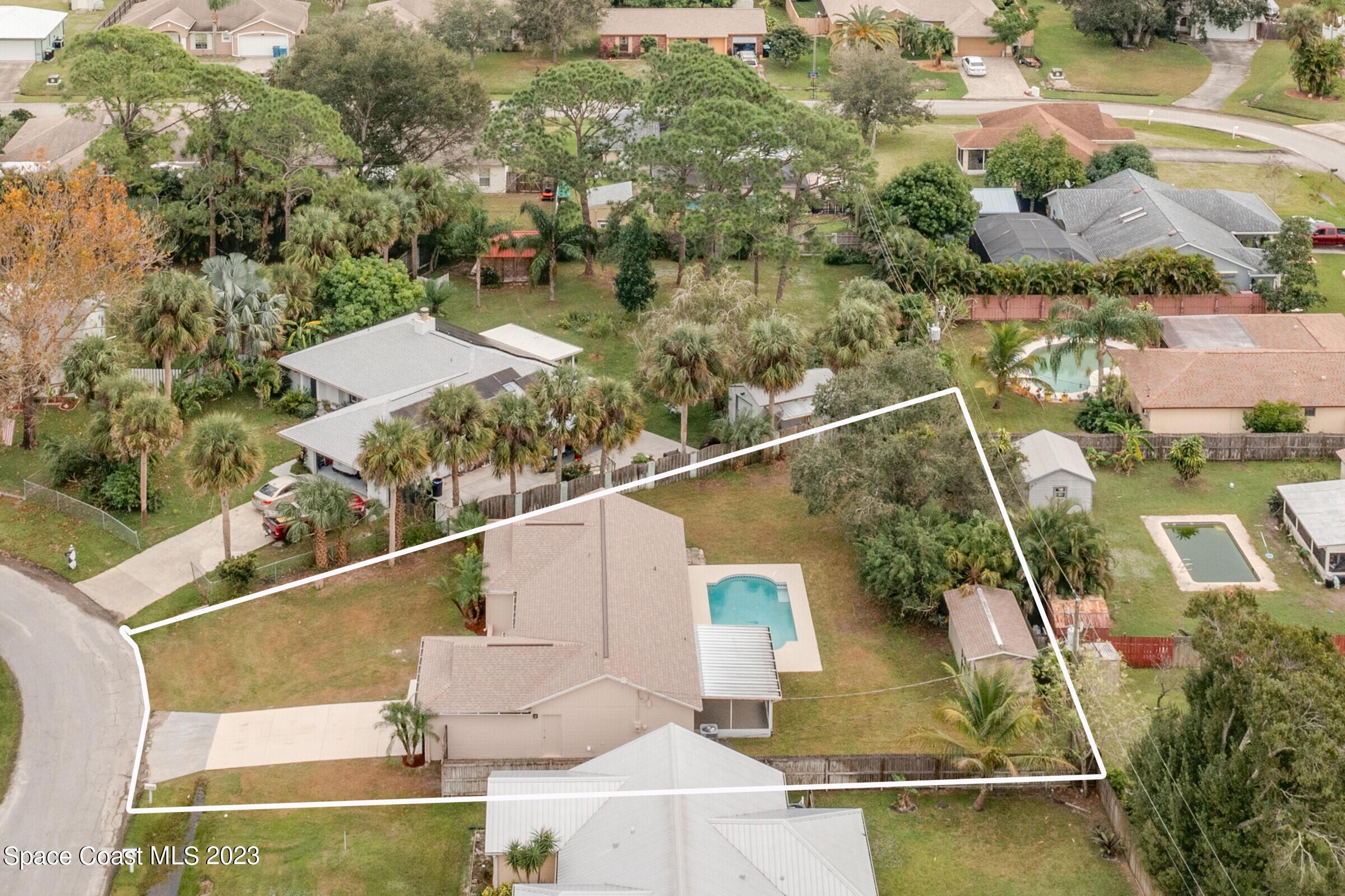 660 Crowberry Road Northeast Palm Bay, FL 32907 - Photo 29 of 48 Property Lines