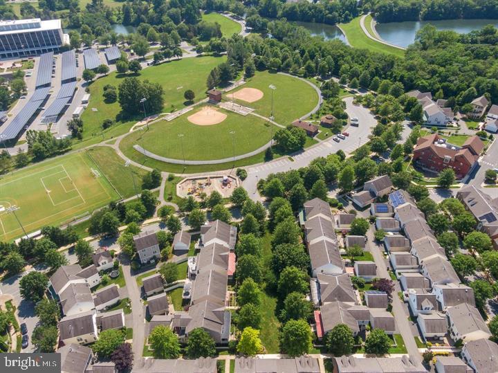 52 Golden Ash Way Gaithersburg, MD 20878 - Photo 27 of 31 an aerial view of residential house with outdoor space and swimming pool