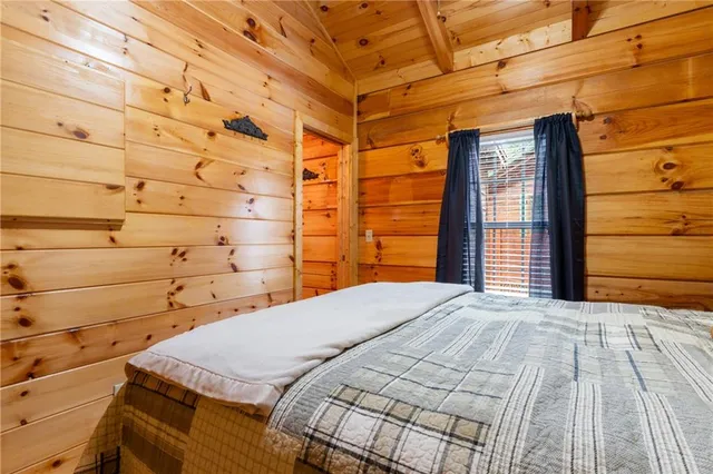 a view of a house with sitting area and furniture