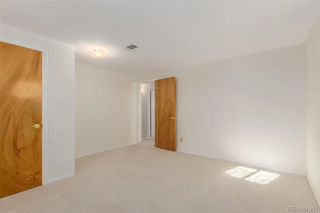 a view of an empty room