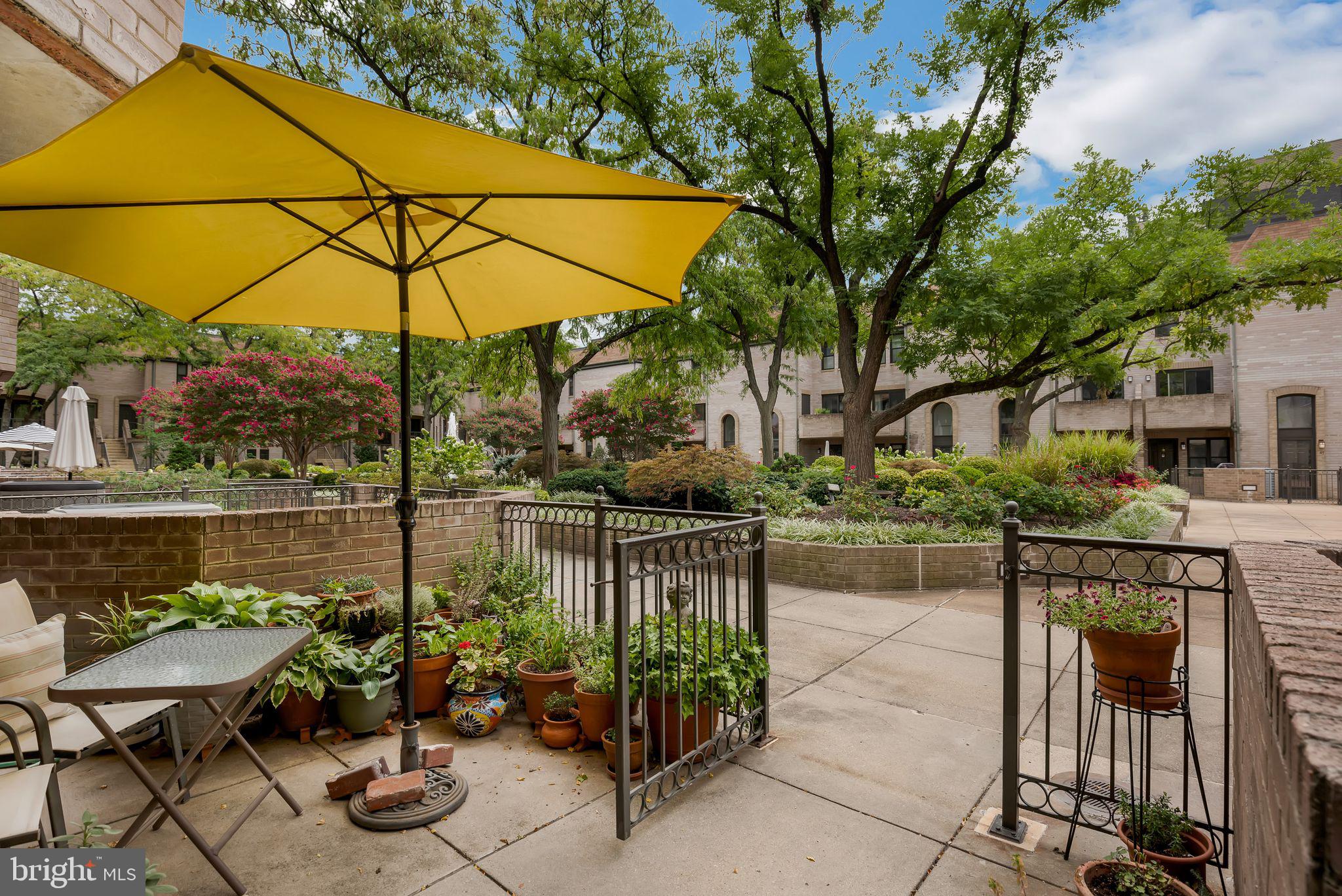 1325 13th Street Northwest, Unit 1 Washington, DC 20005 - Photo 2 of 43 Patio view and garden view
