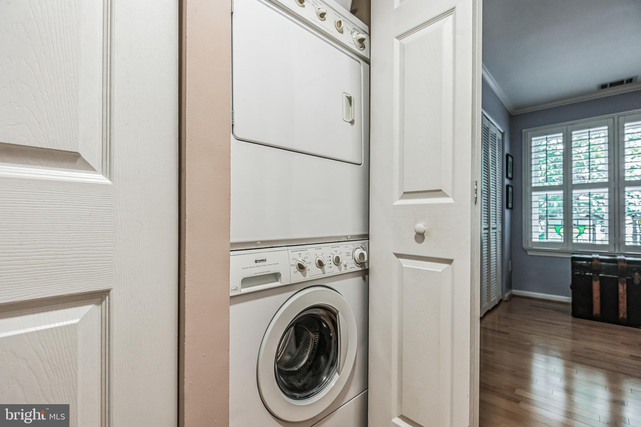 1325 13th Street Northwest, Unit 1 Washington, DC 20005 - Photo 31 of 43 Stacked laundry