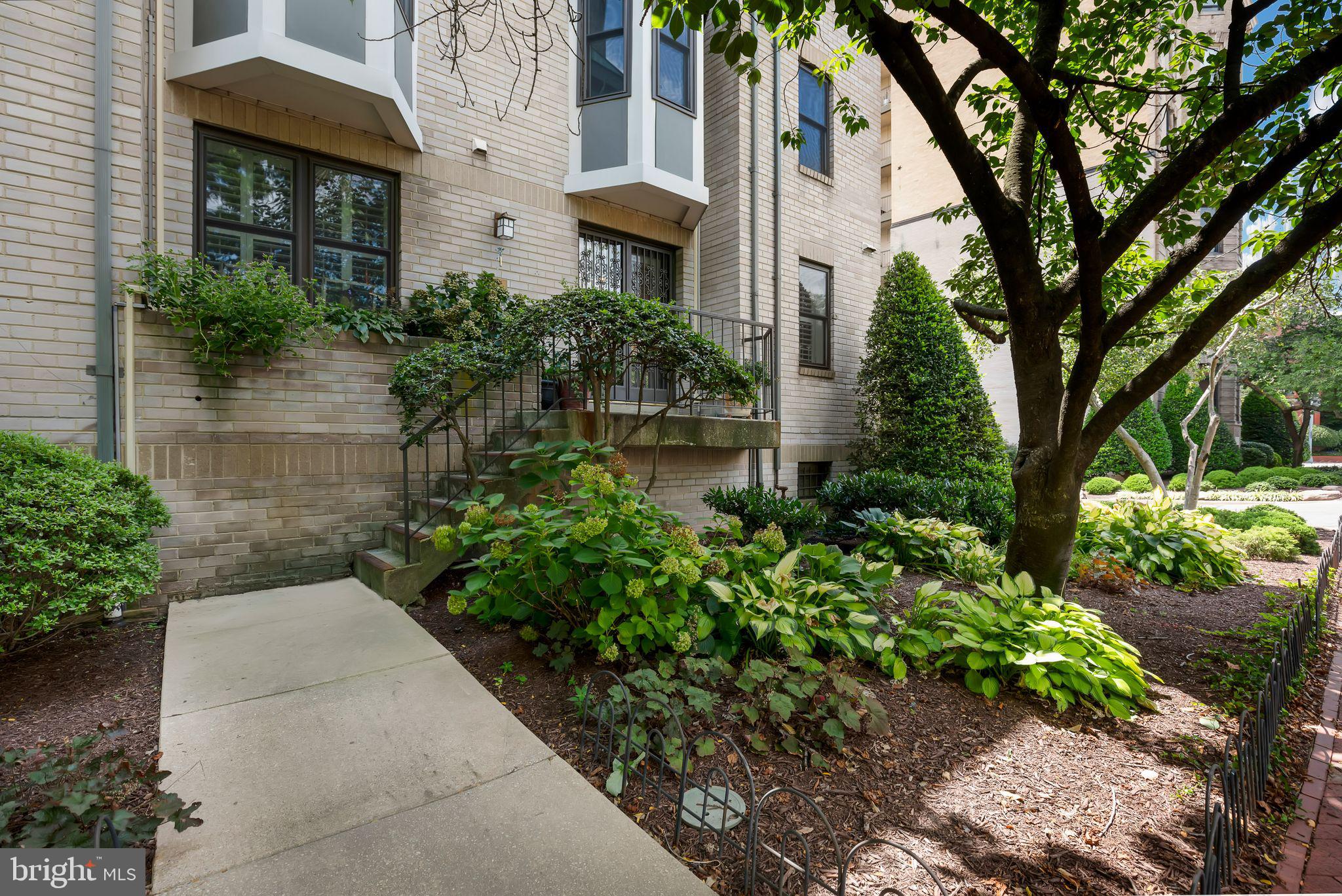 1325 13th Street Northwest, Unit 1 Washington, DC 20005 - Photo 41 of 43 O street entrance with front yard